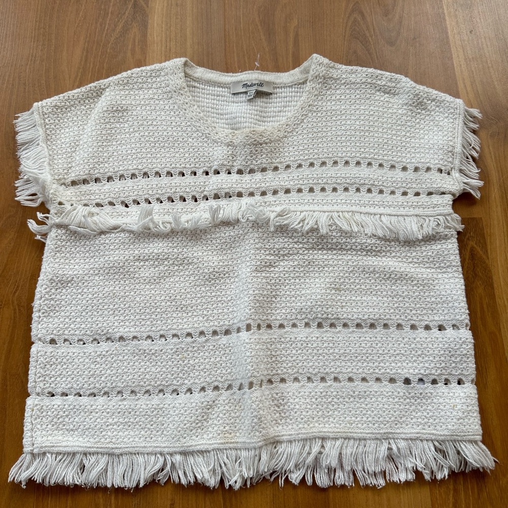White, XXS, beach loose top